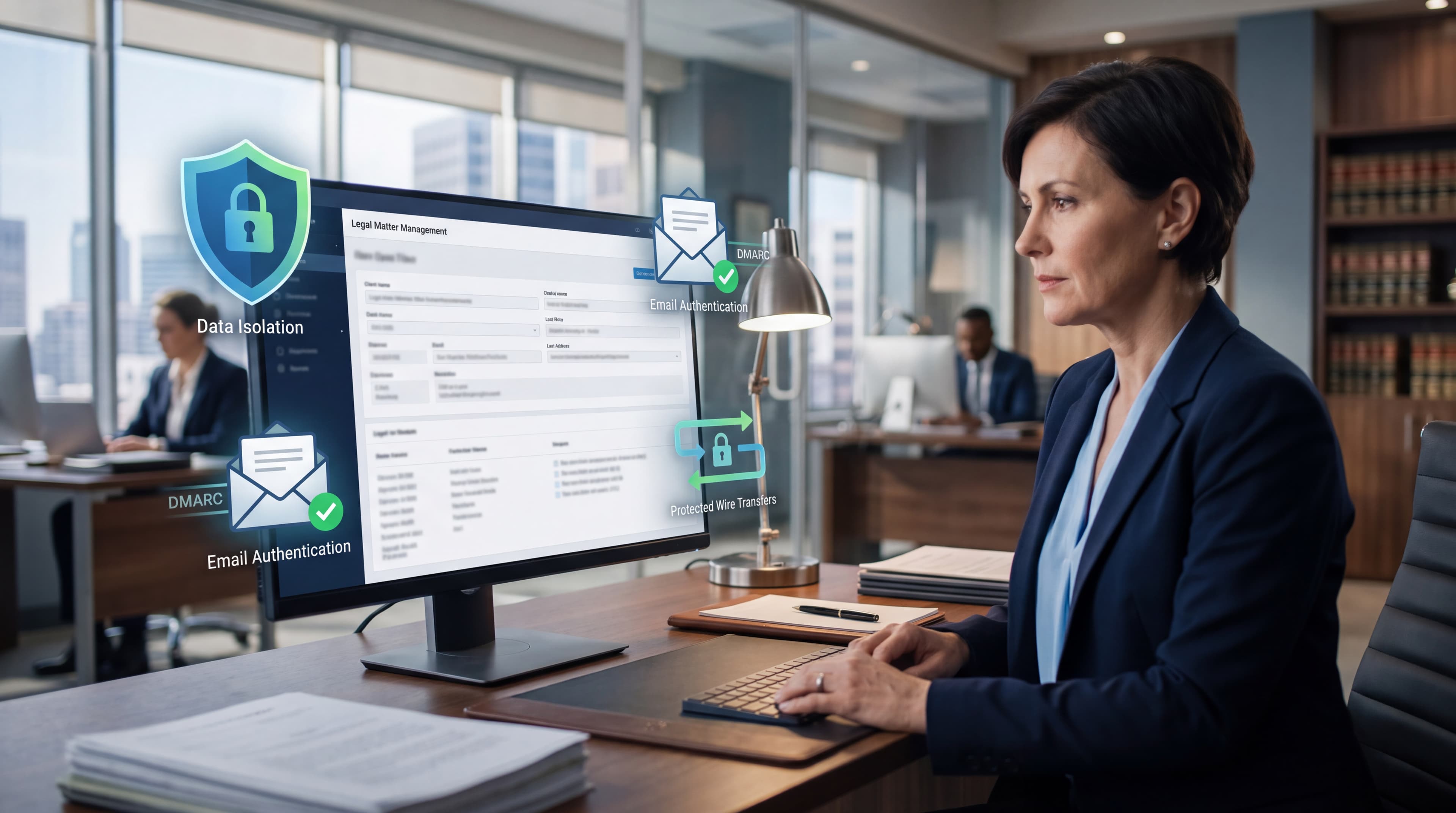 Law Firm Security Architecture: Protecting Client Data, Email Channels, and Wire Transactions
