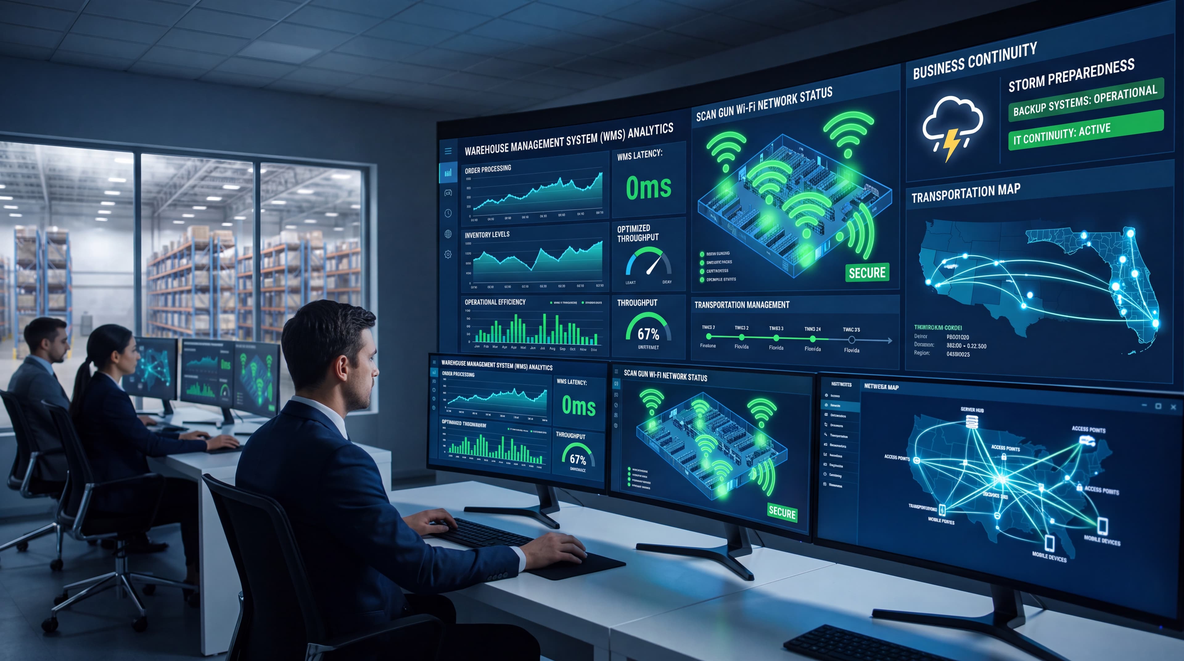 Securing Warehouse Throughput: Wi-Fi, WMS, and IT Continuity