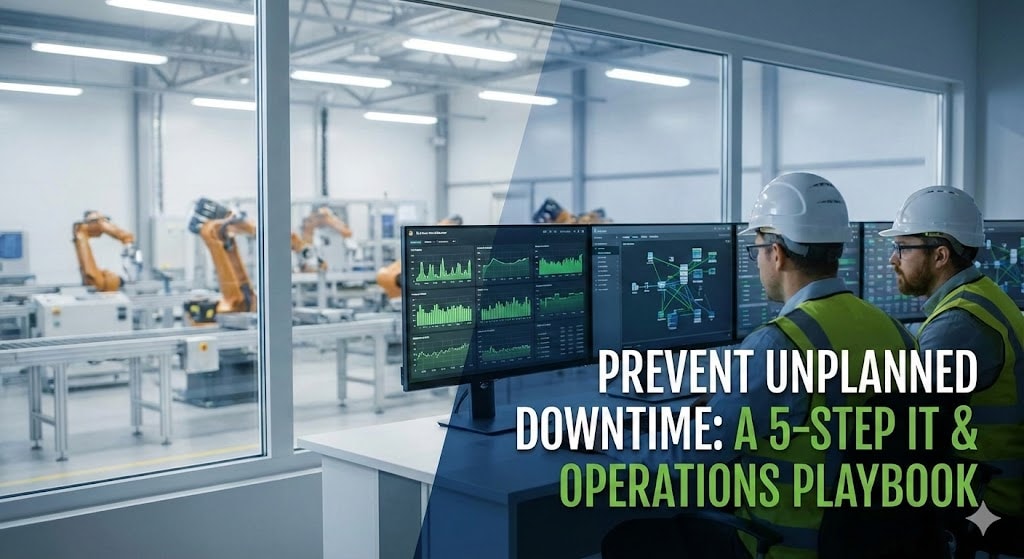 Prevent Manufacturing Downtime: 5-Step IT Operations Playbook for Small Facilities
