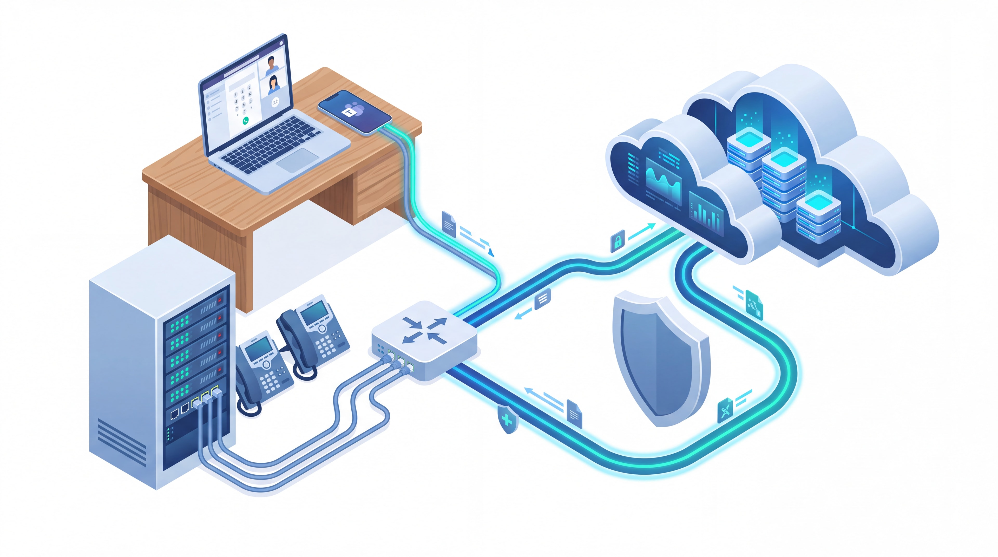 Enterprise Voice Architecture: Balancing On-Premises Control with Cloud Telephony