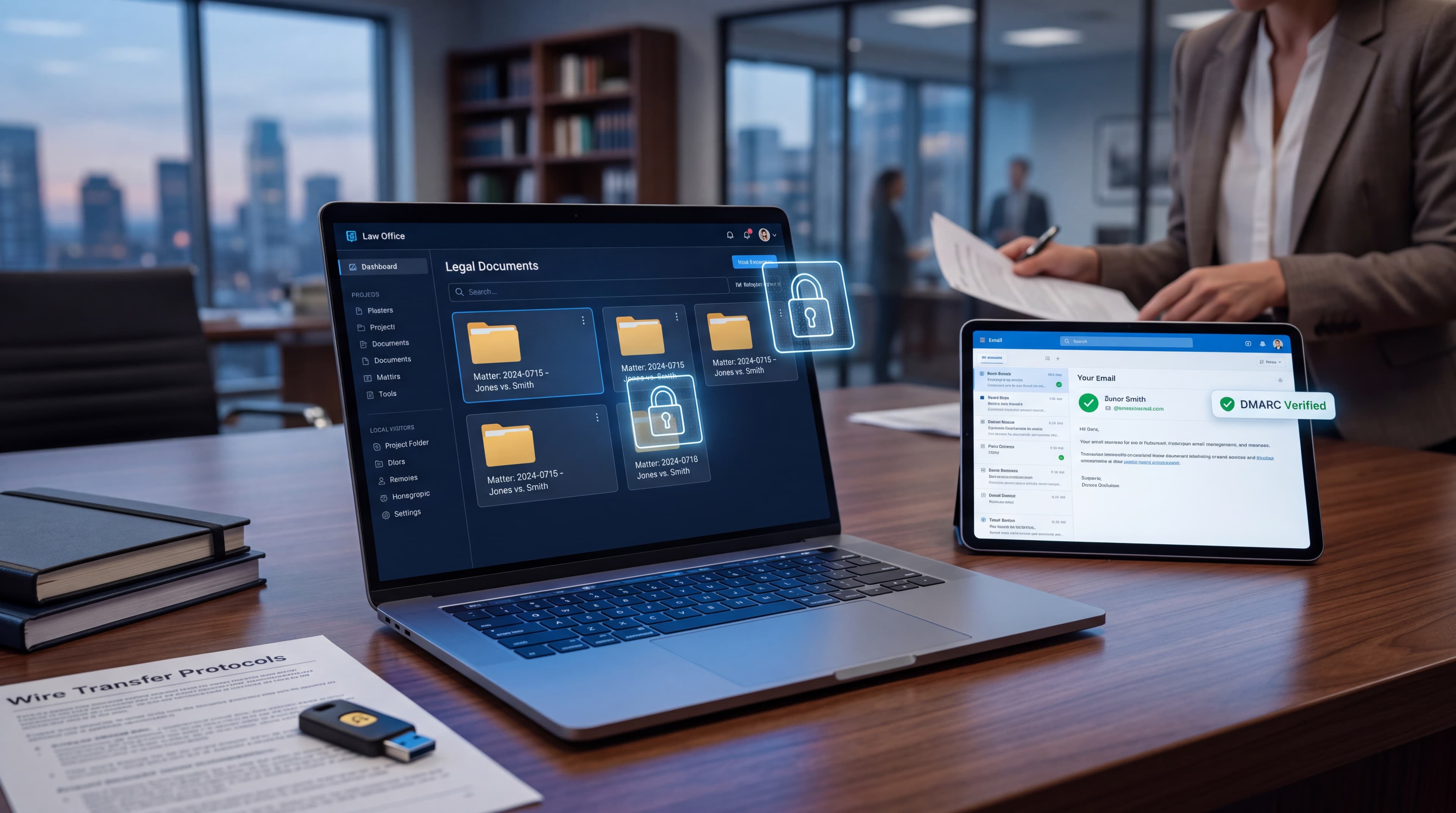 Mitigating Malpractice Risk in Law Firm IT: Matter Isolation, Email Authenticity, and Wire Protection