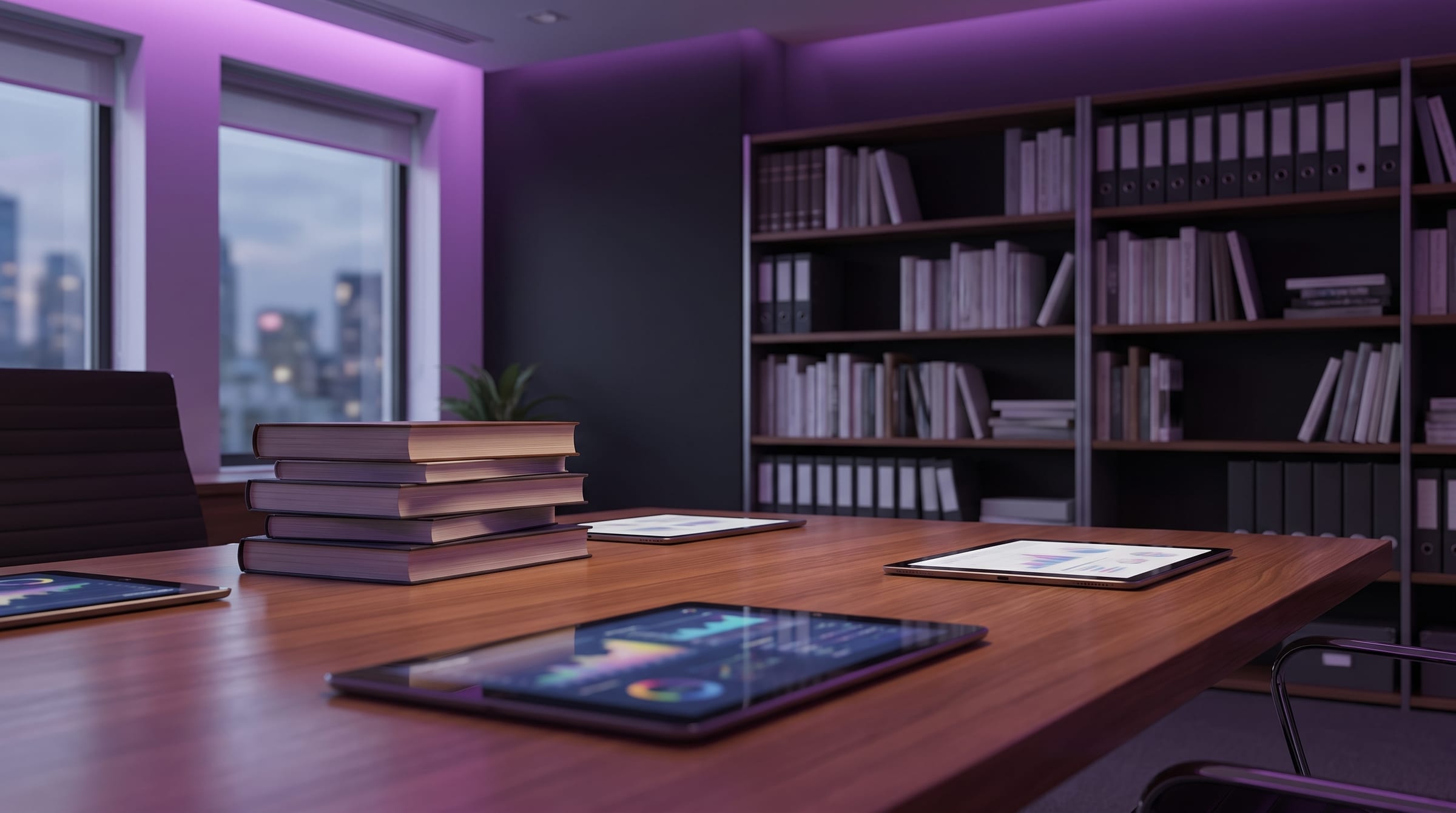 Business resources library for managed IT planning
